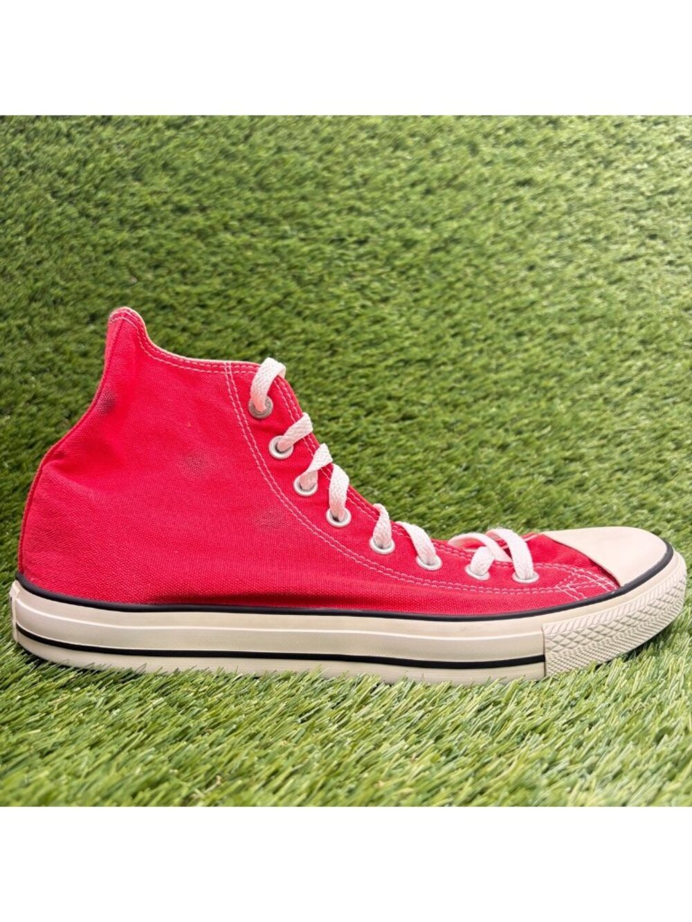 Converse Chuck Taylor All Star High Mens Size 10 Red Athletic Shoes Sneakers